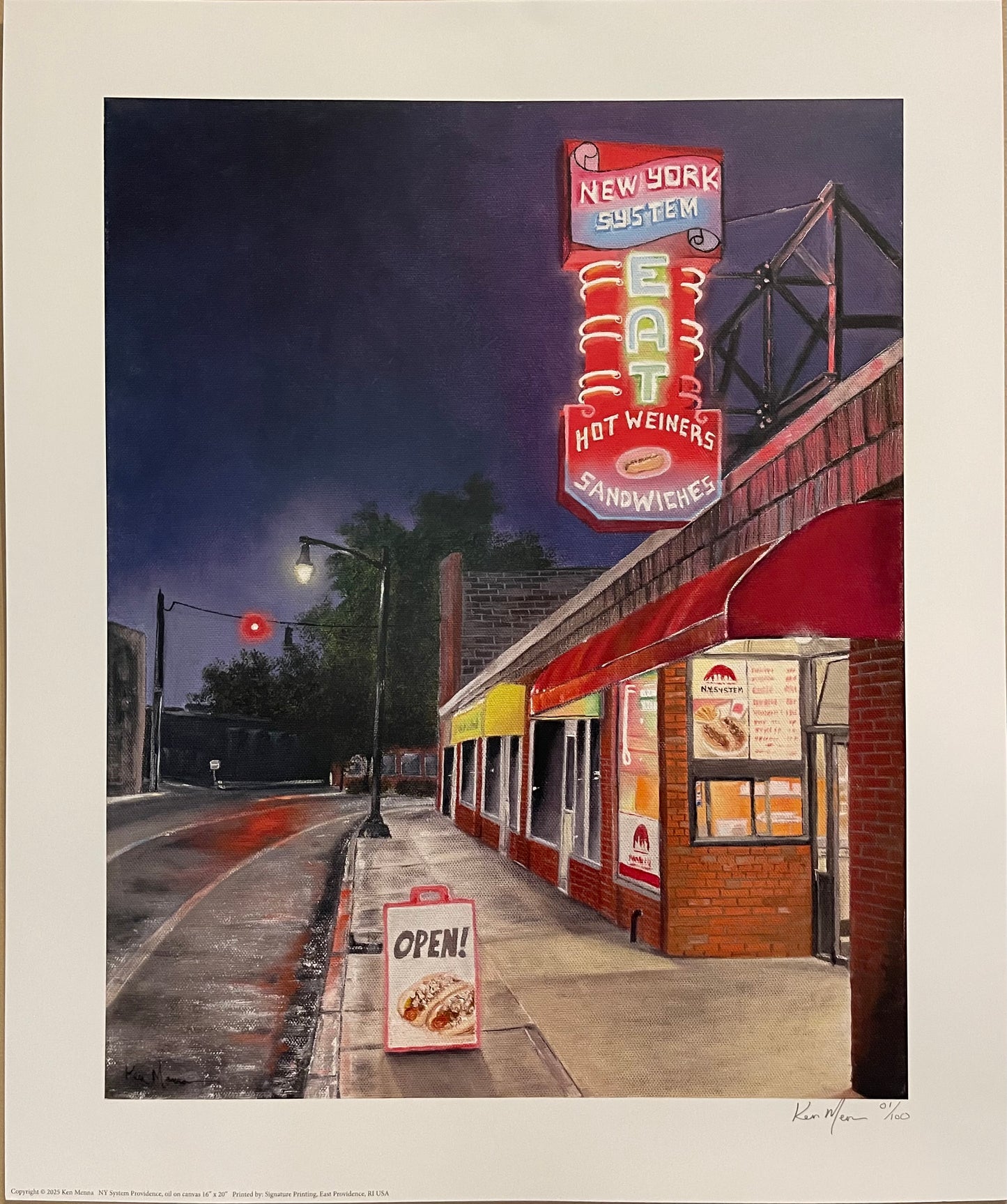 NY System Providence, RI ~ Limited Edition Art Print